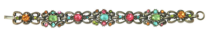 Coro rhinestone bracelet