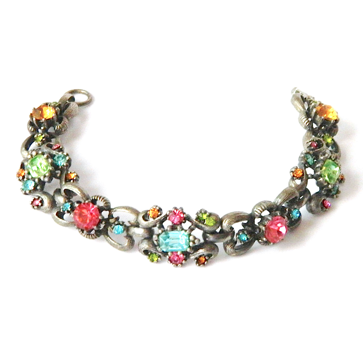 Coro rhinestone bracelet