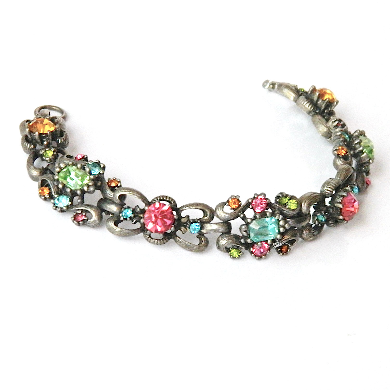 Coro rhinestone bracelet