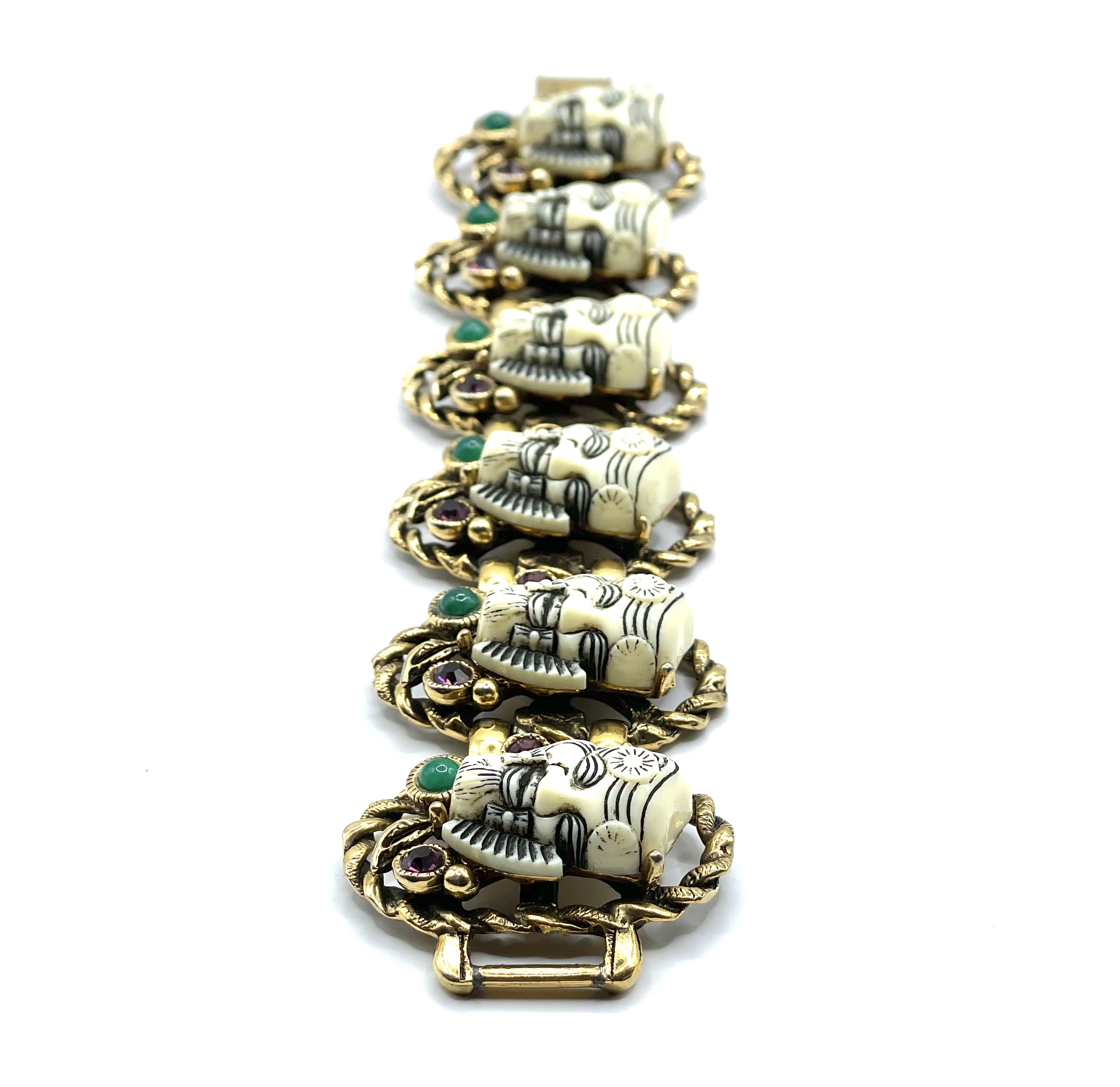 vintage rhinestone bracelet