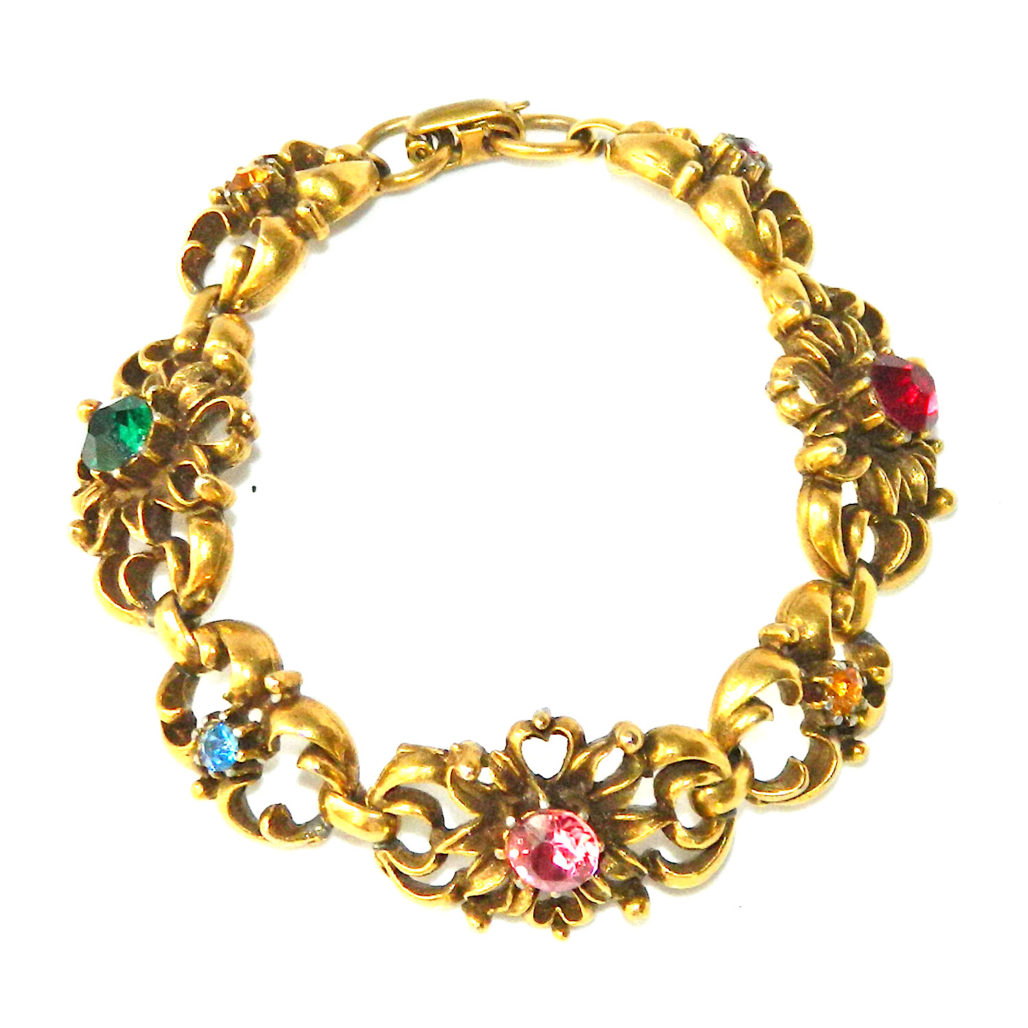 Coro rhinestone bracelet