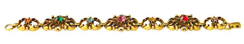 Coro rhinestone bracelet