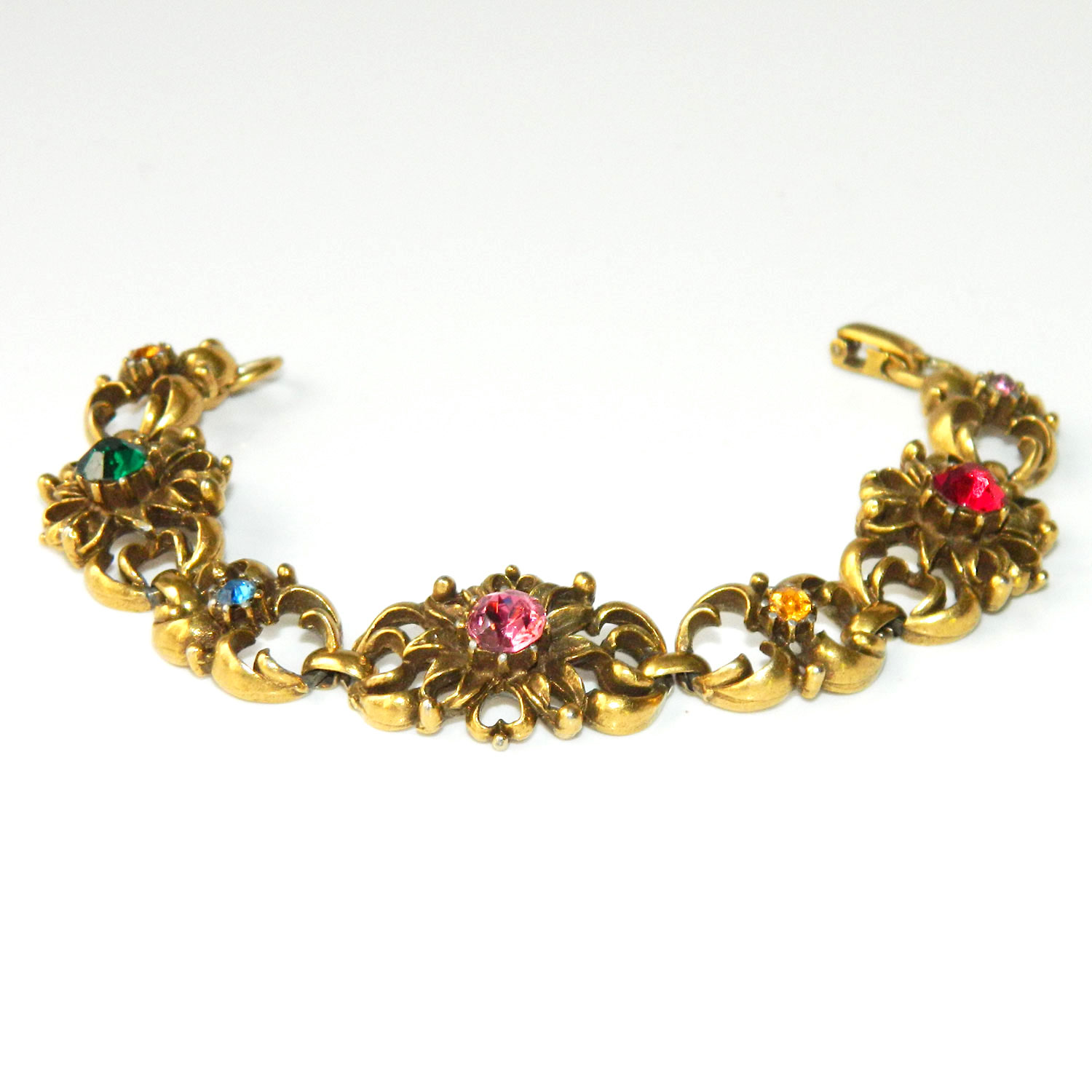 Coro rhinestone bracelet