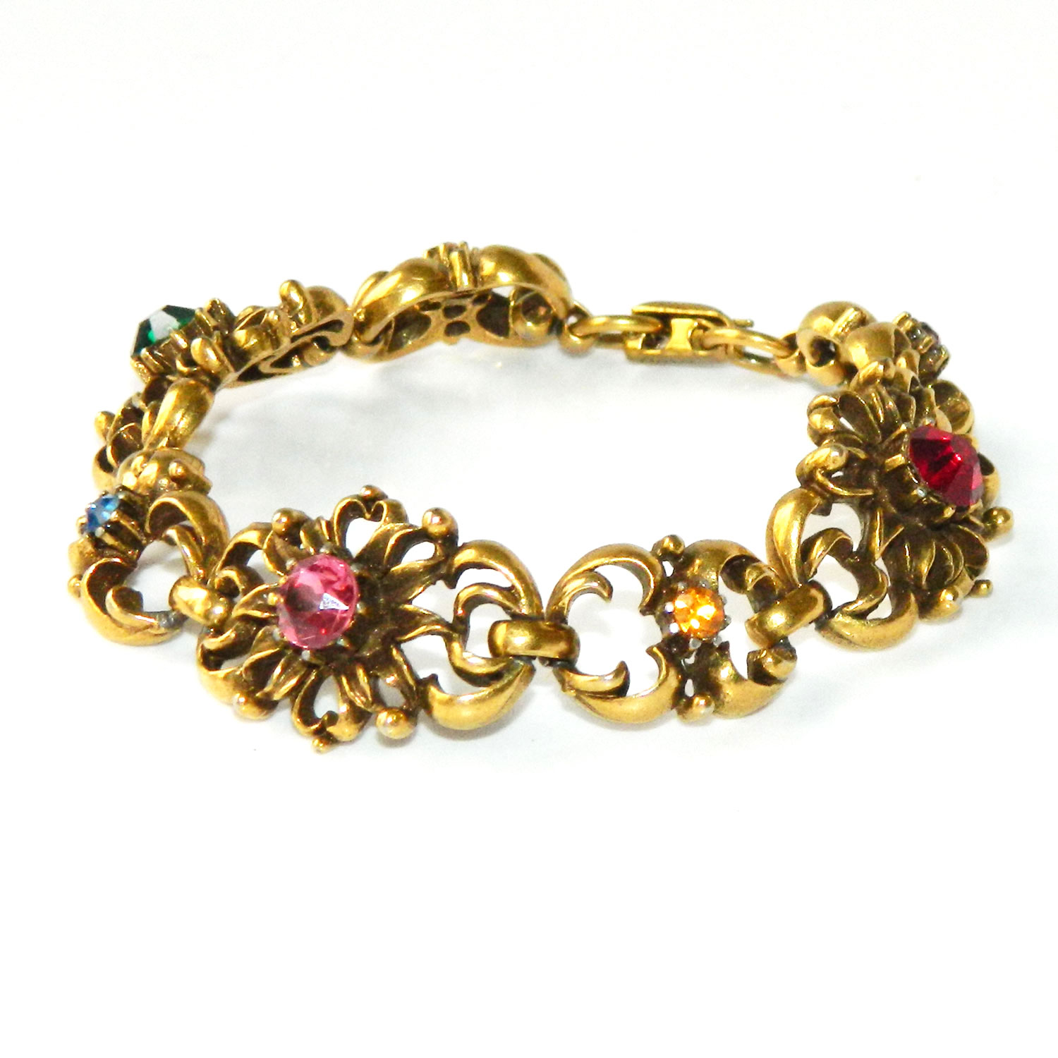 Coro rhinestone bracelet