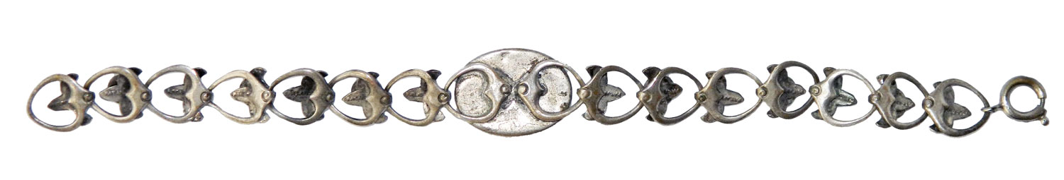 1920s faux sapphire bracelet