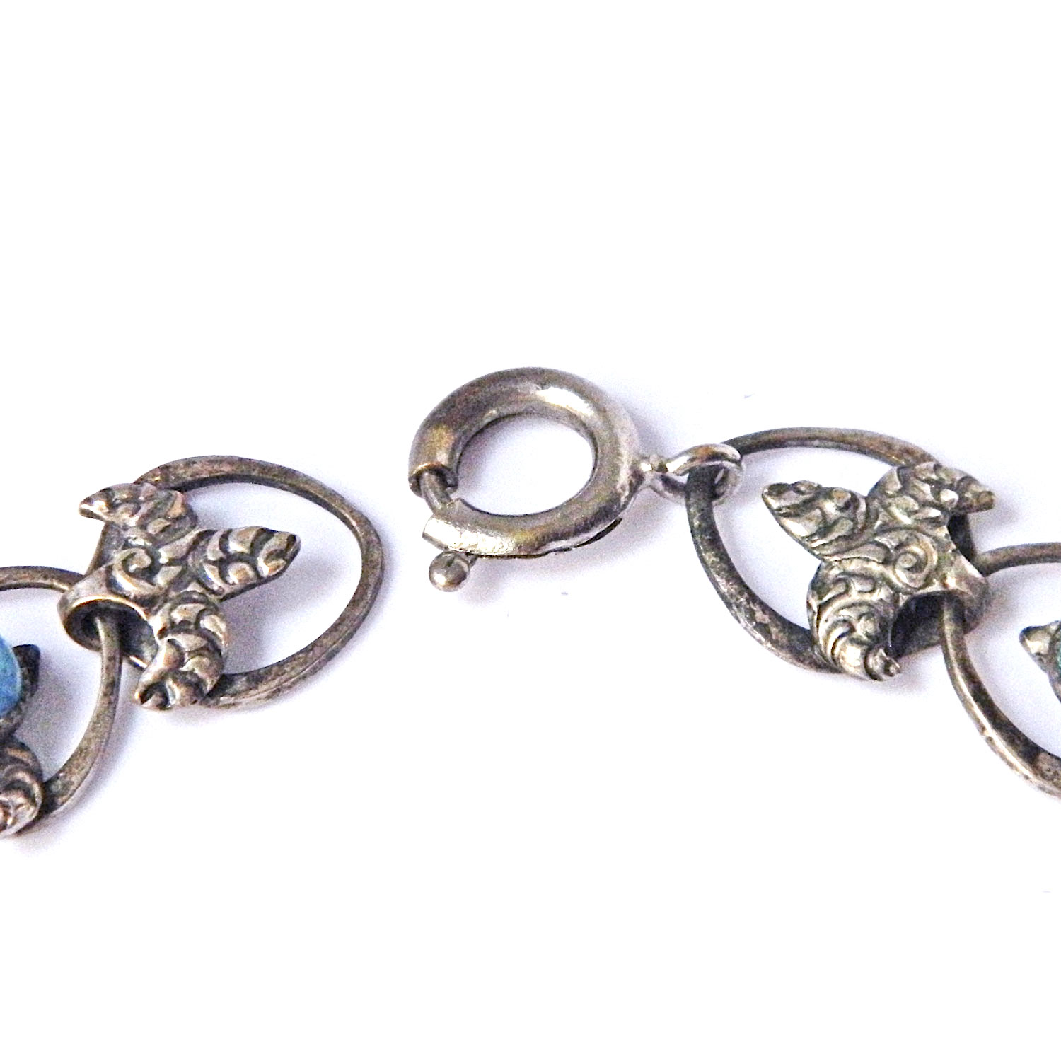 1920s faux sapphire bracelet
