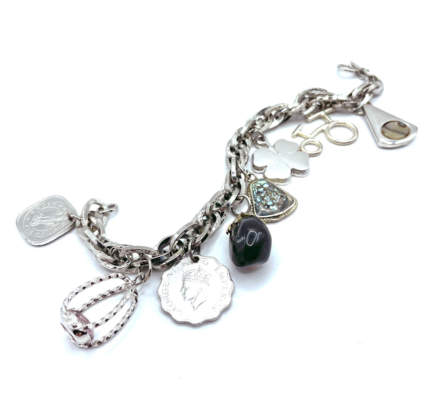 vintage charm bracelet