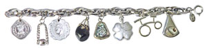 vintage charm bracelet