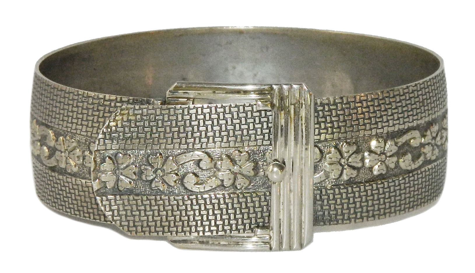 Belt buckle bangle bracelet