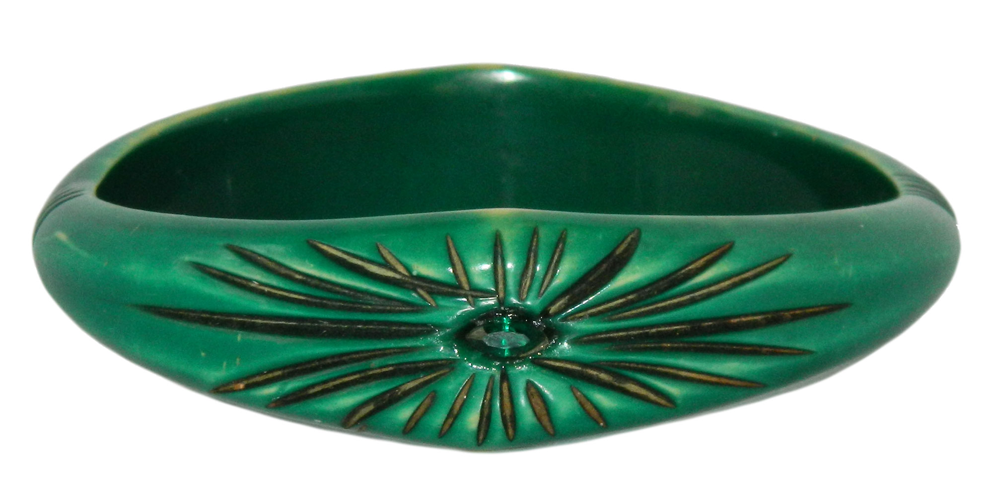 1930s celluloid bangle bracelet