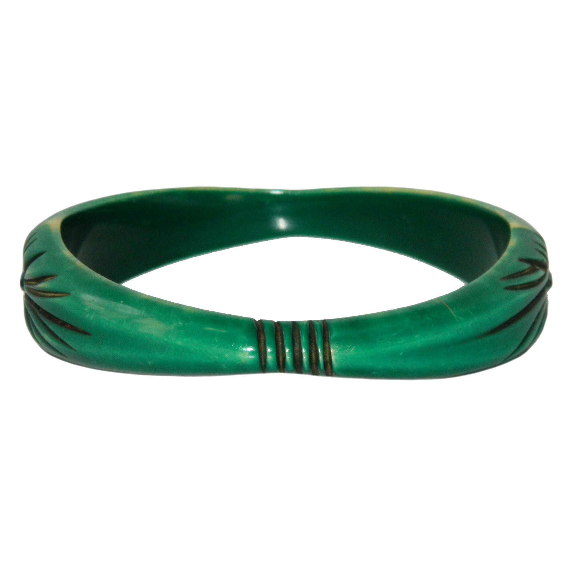 1930s celluloid bangle bracelet
