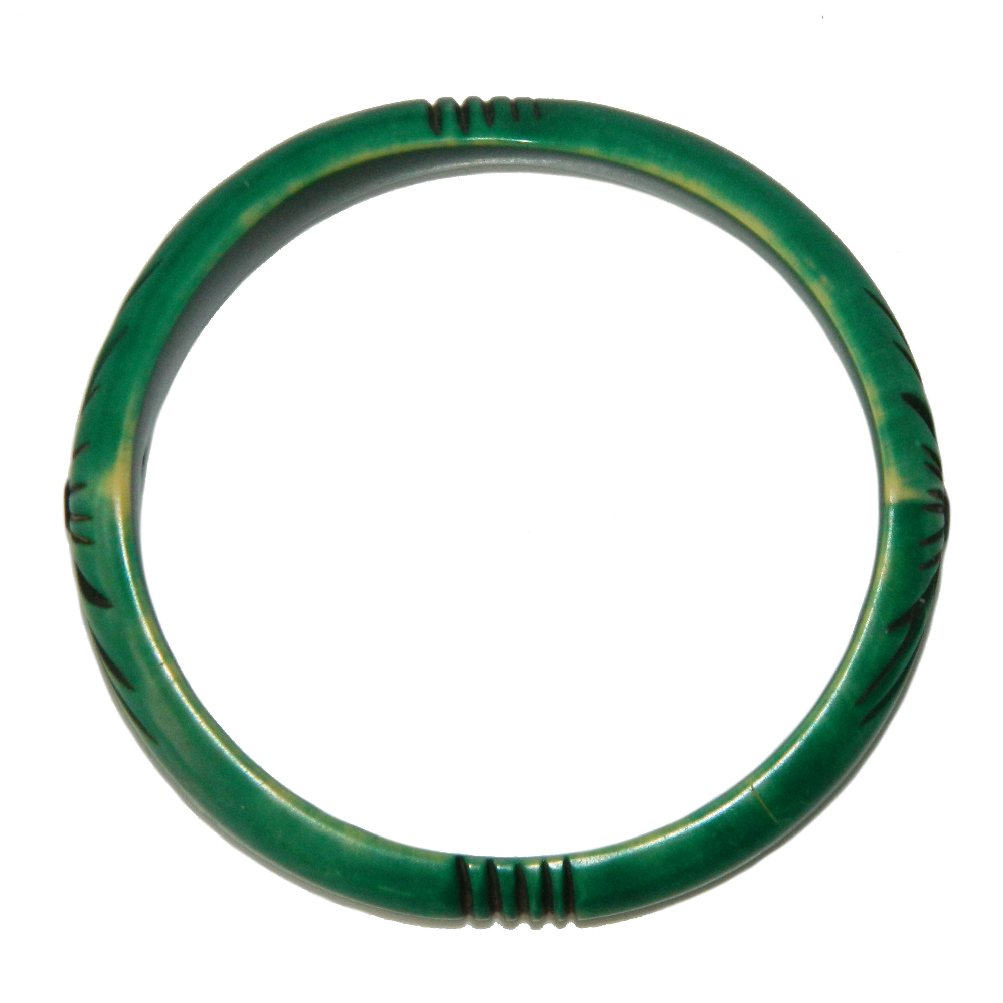 1930s celluloid bangle bracelet