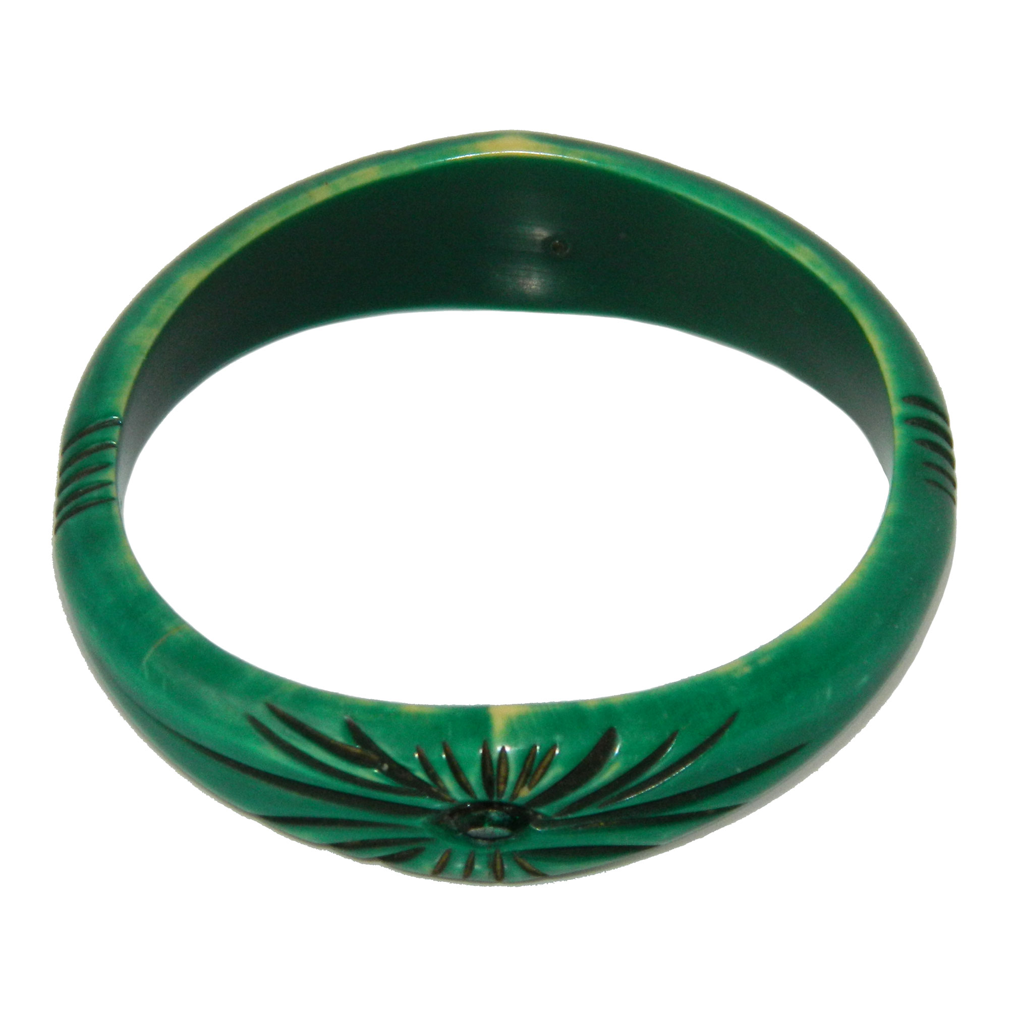 1930s celluloid bangle bracelet