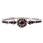 vintage garnet bracelet