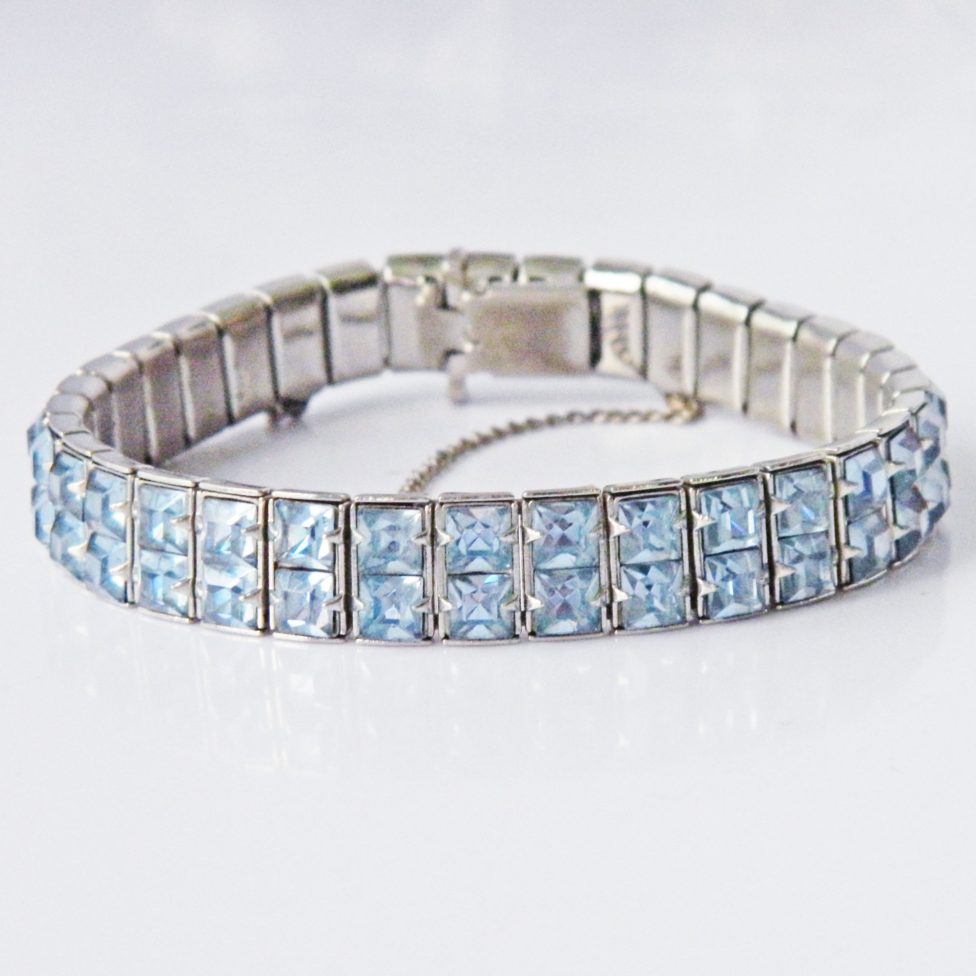 Art Deco rhinestone bracelet