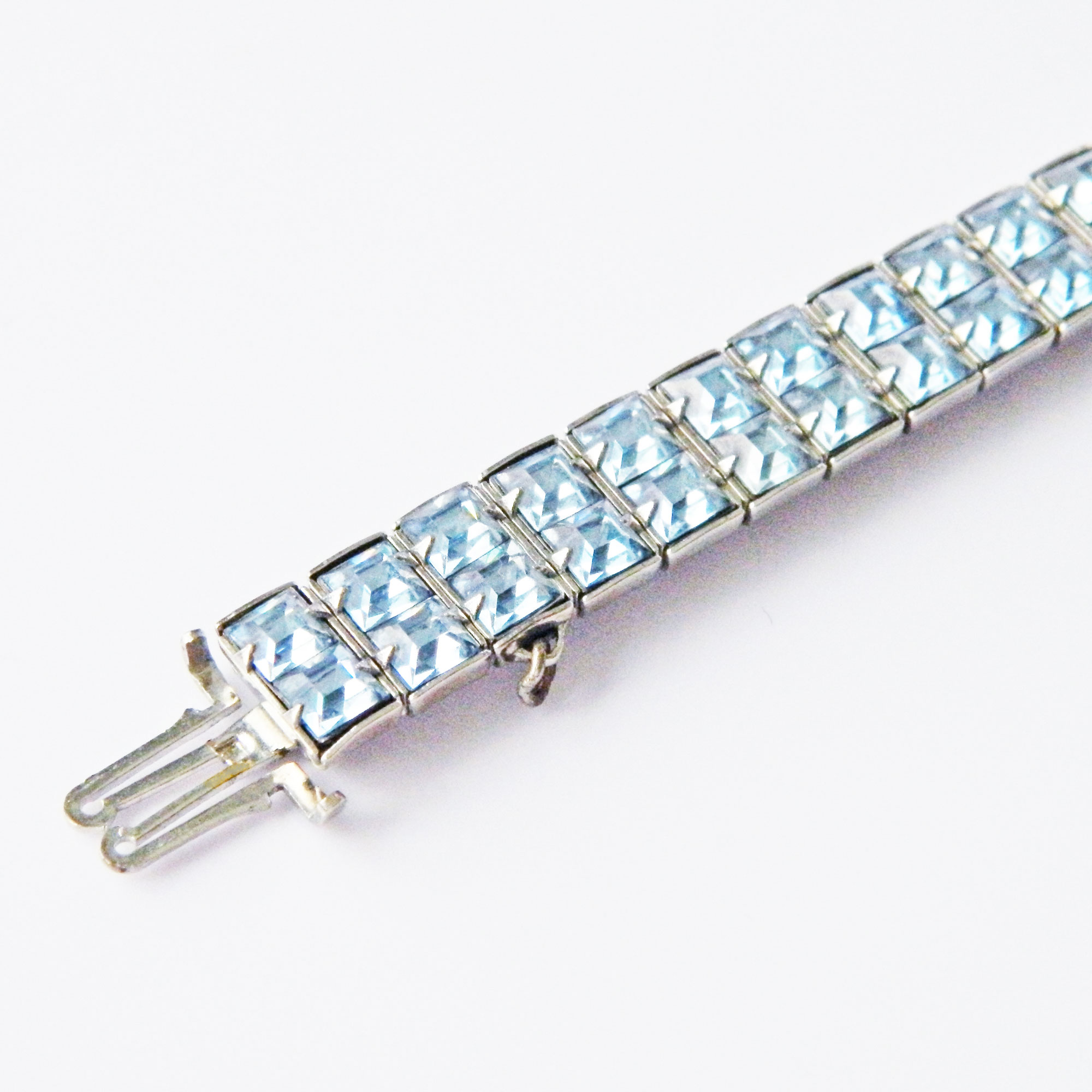 Art Deco rhinestone bracelet