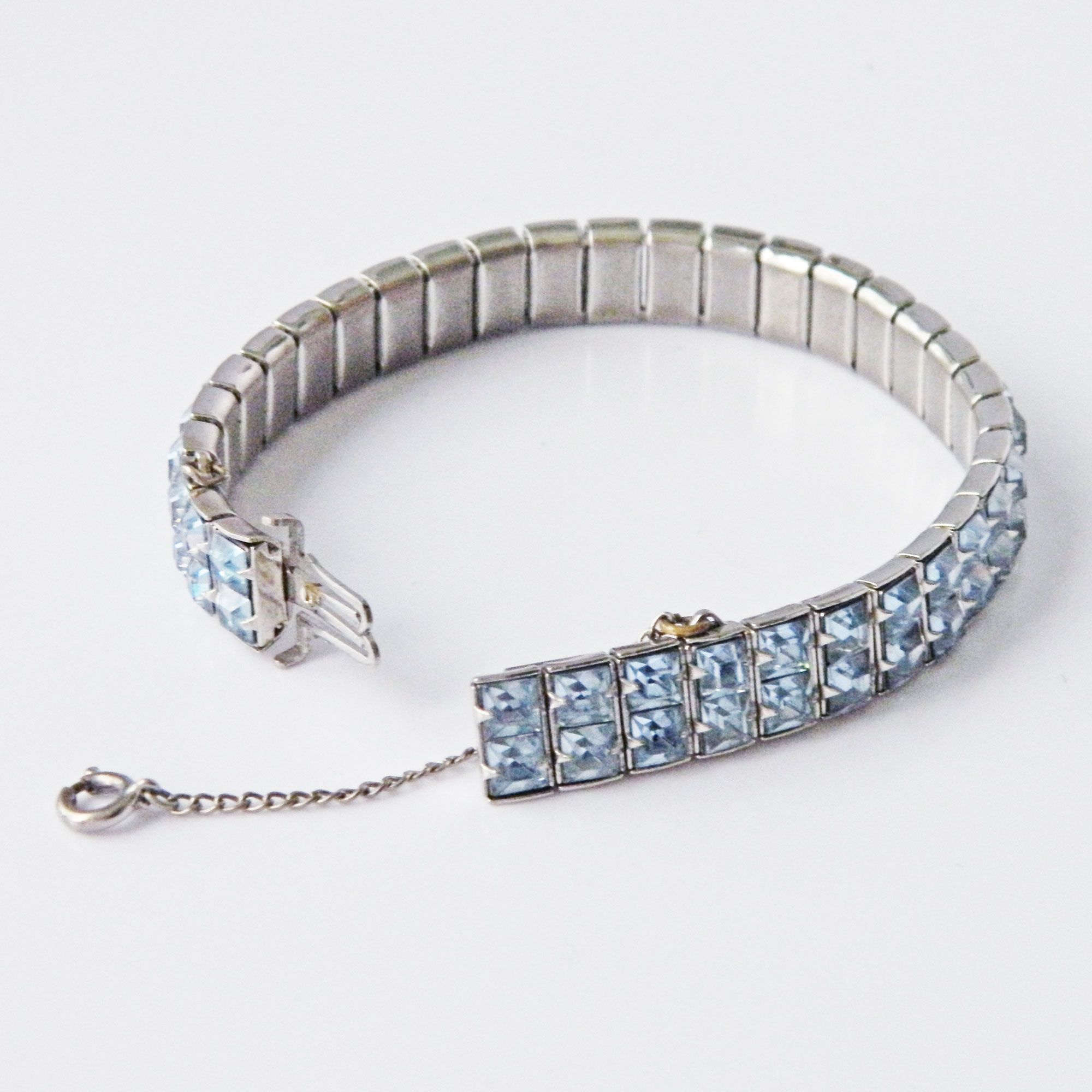 Art Deco rhinestone bracelet