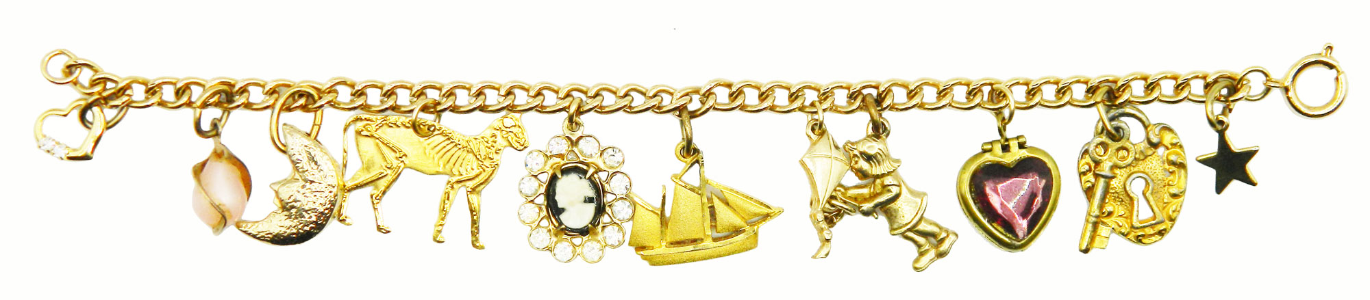 Vintage charm bracelet