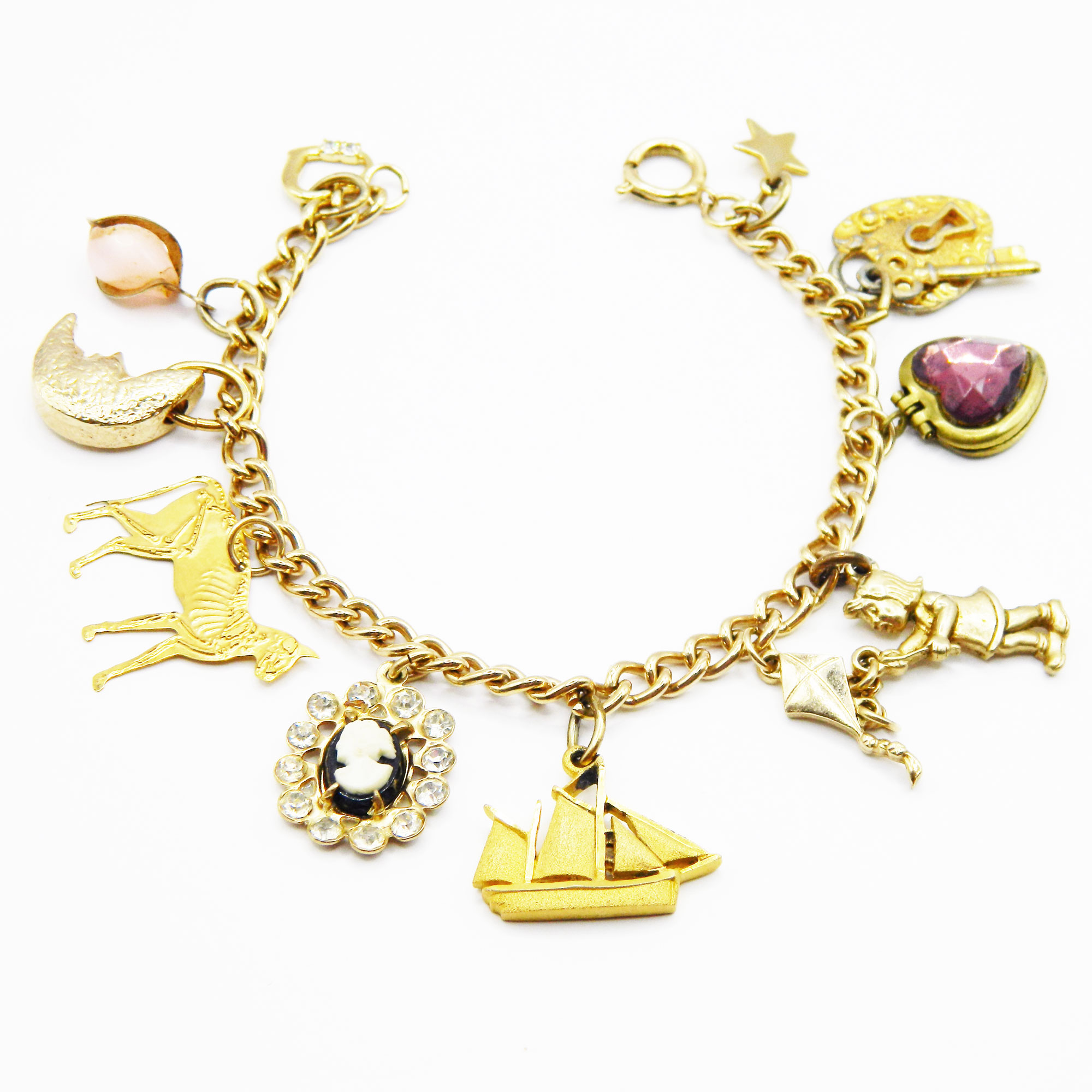 Vintage charm bracelet