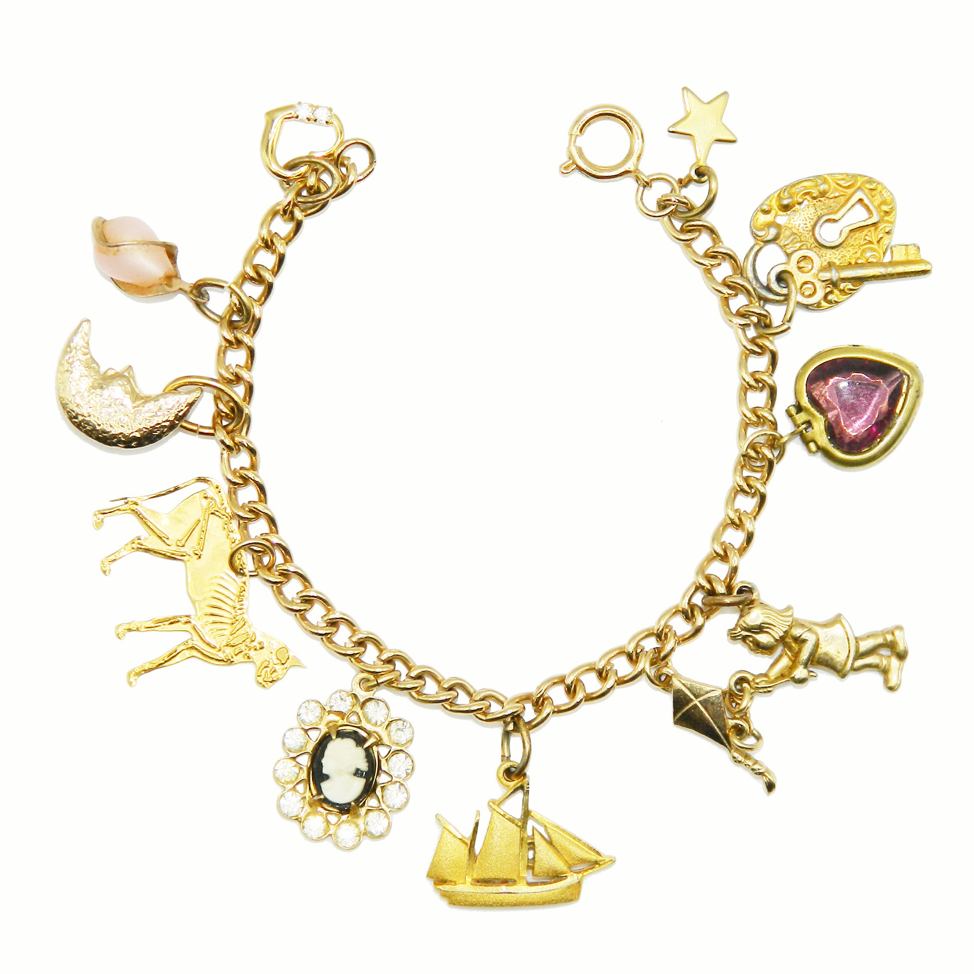 Vintage charm bracelet