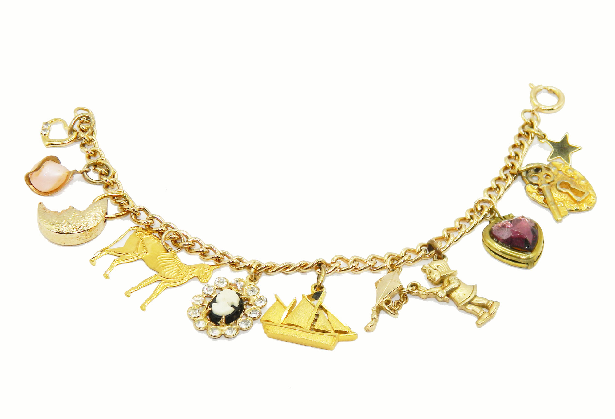 Vintage charm bracelet