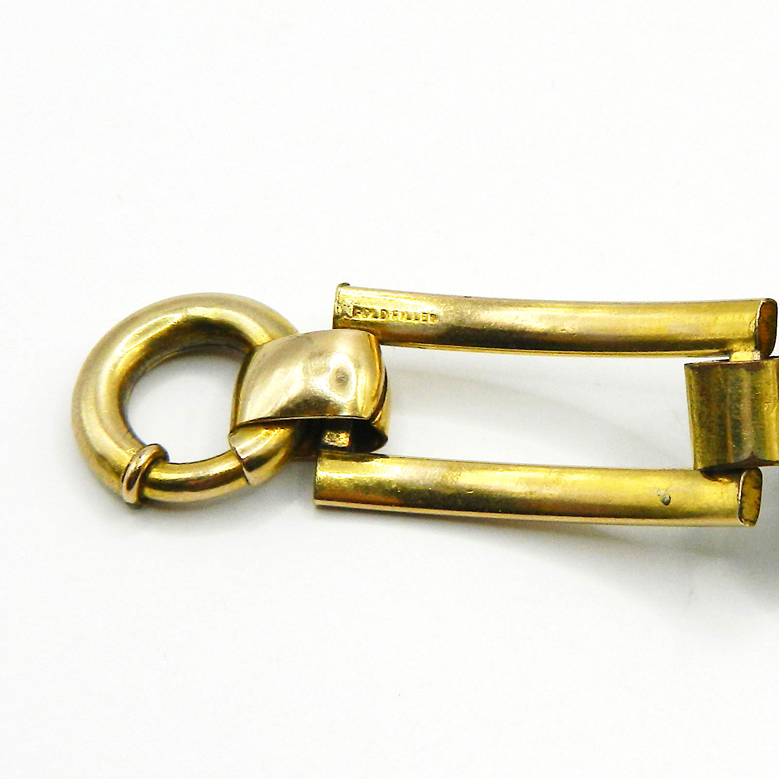 antique gold filled onyx bracelet