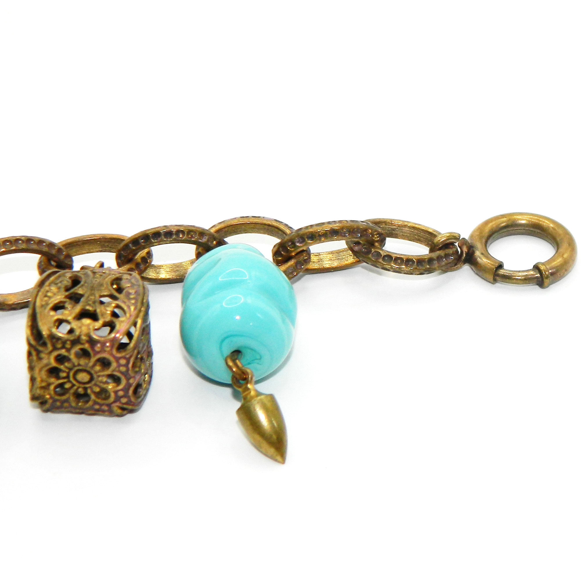 Miriam Haskell charm bracelet