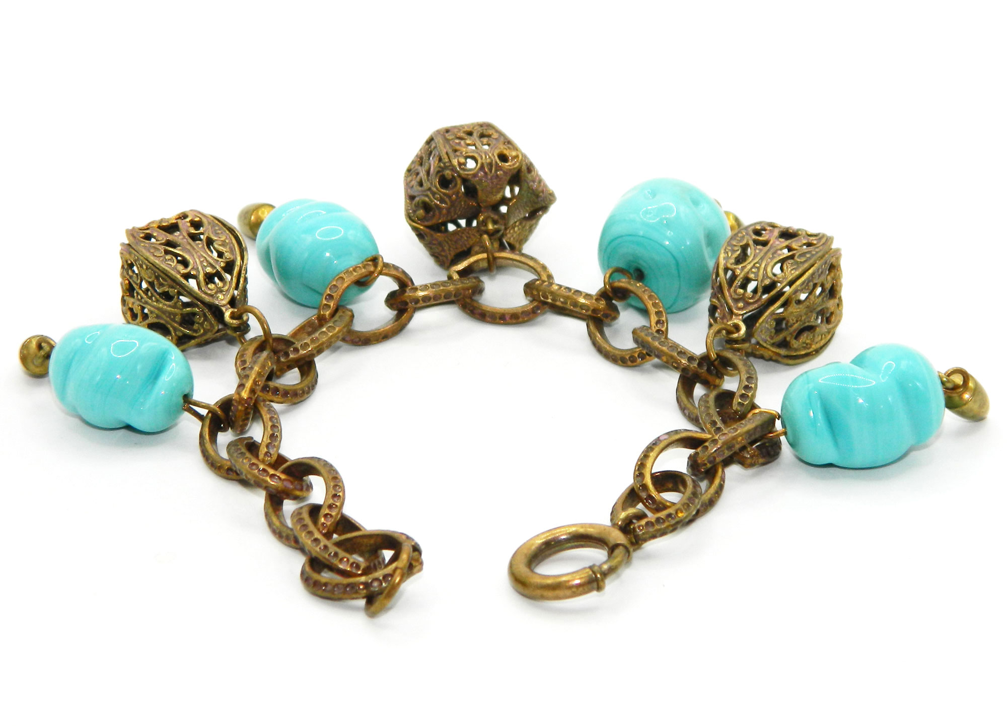 Miriam Haskell charm bracelet