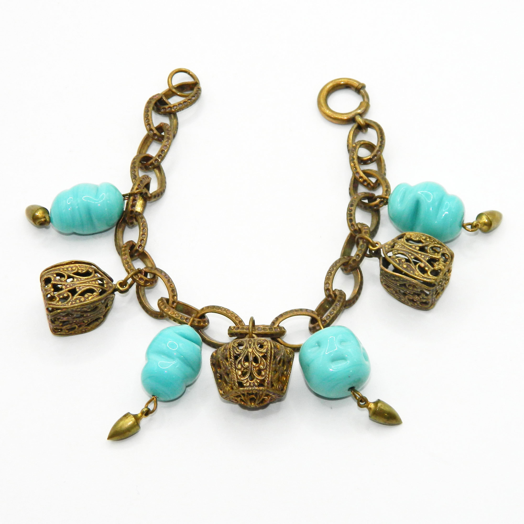 Miriam Haskell charm bracelet