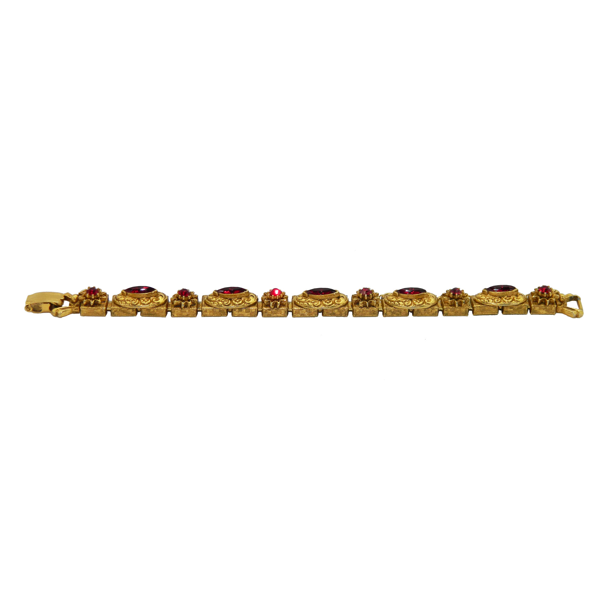1950s Florenza rhinestone bracelet