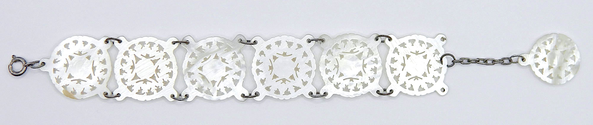carved mother of pearl bracelet