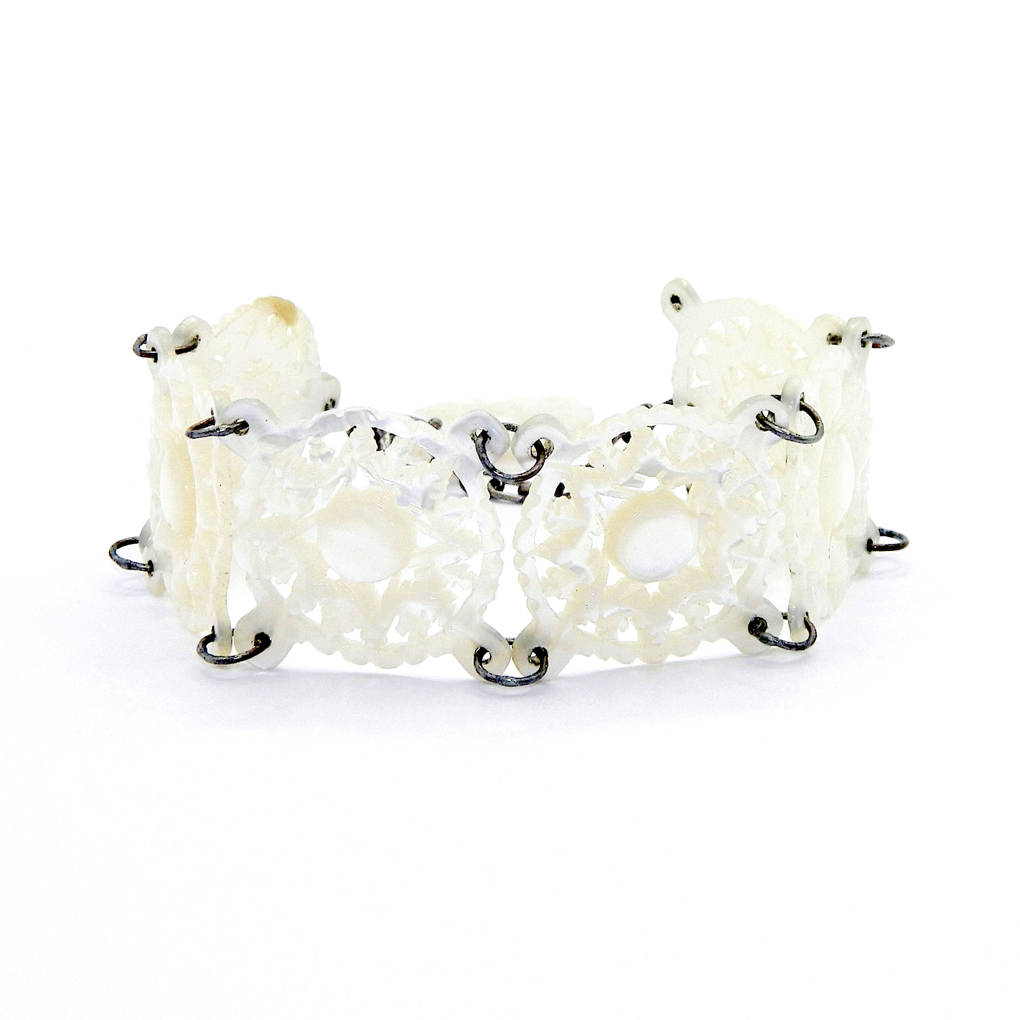 carved mother of pearl bracelet