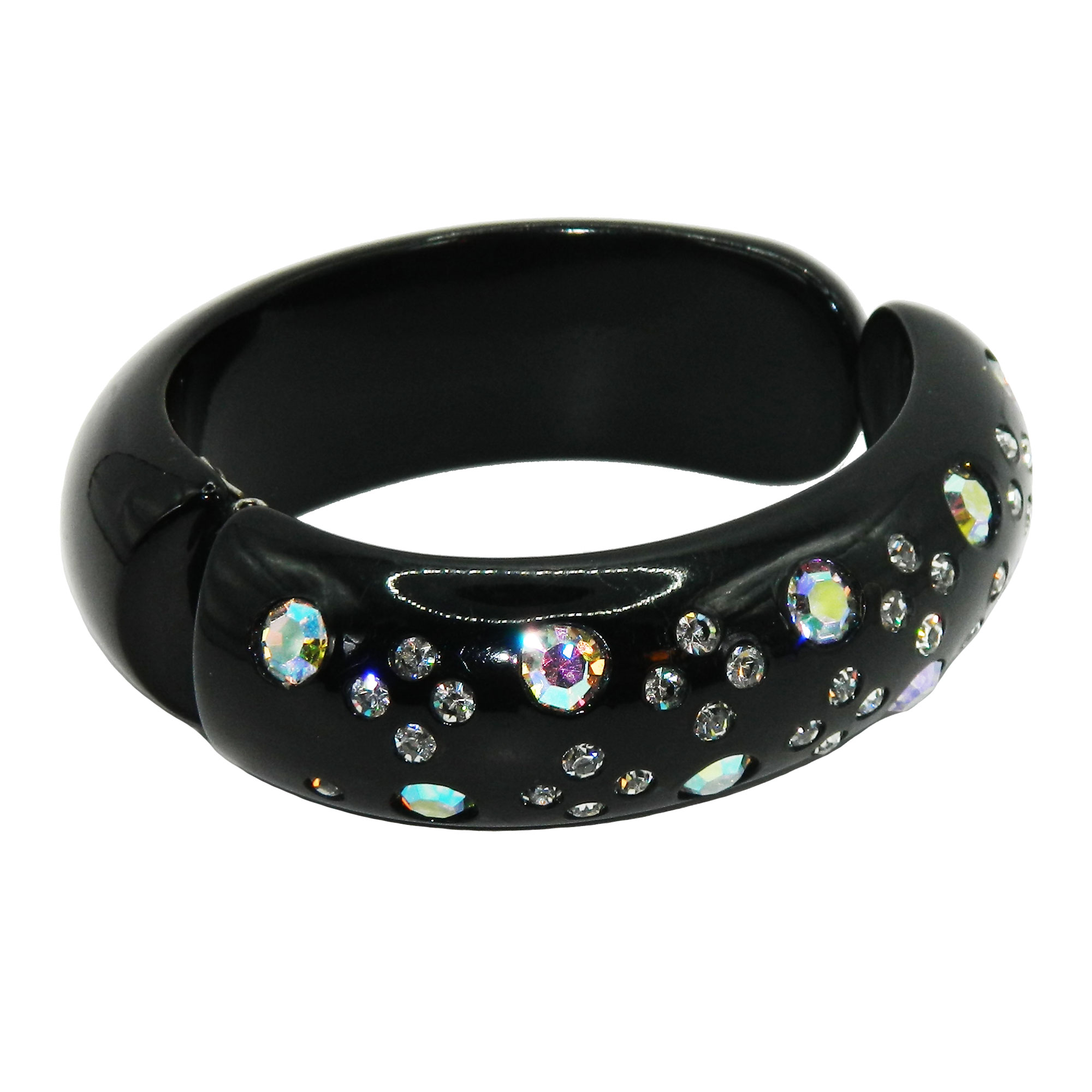 rhinestone clamper bracelet