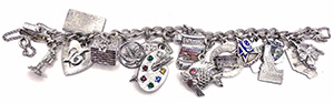 Monet charm bracelet
