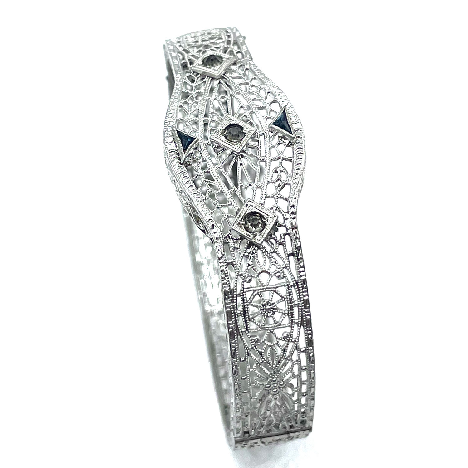 Art Deco Bangle Bracelet