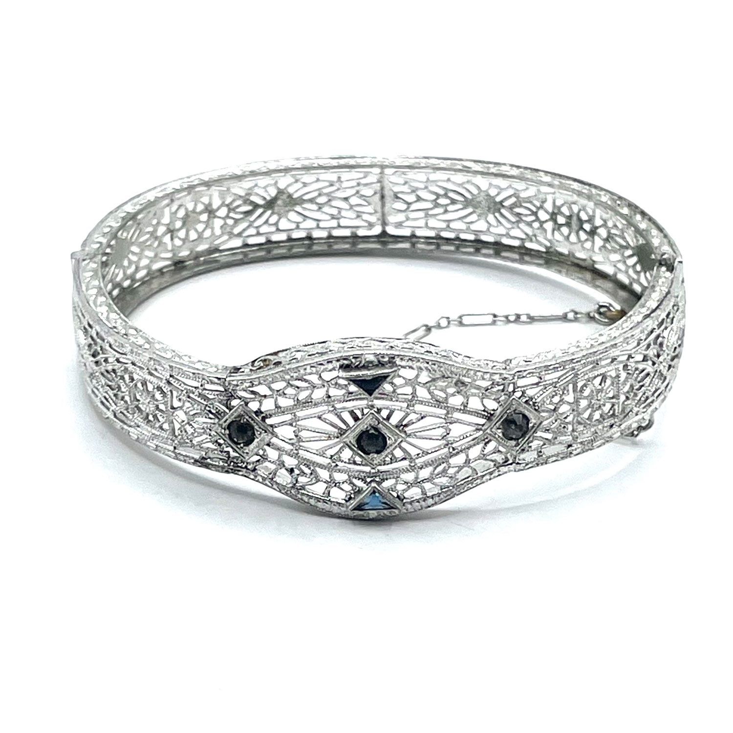 Art Deco Bangle Bracelet