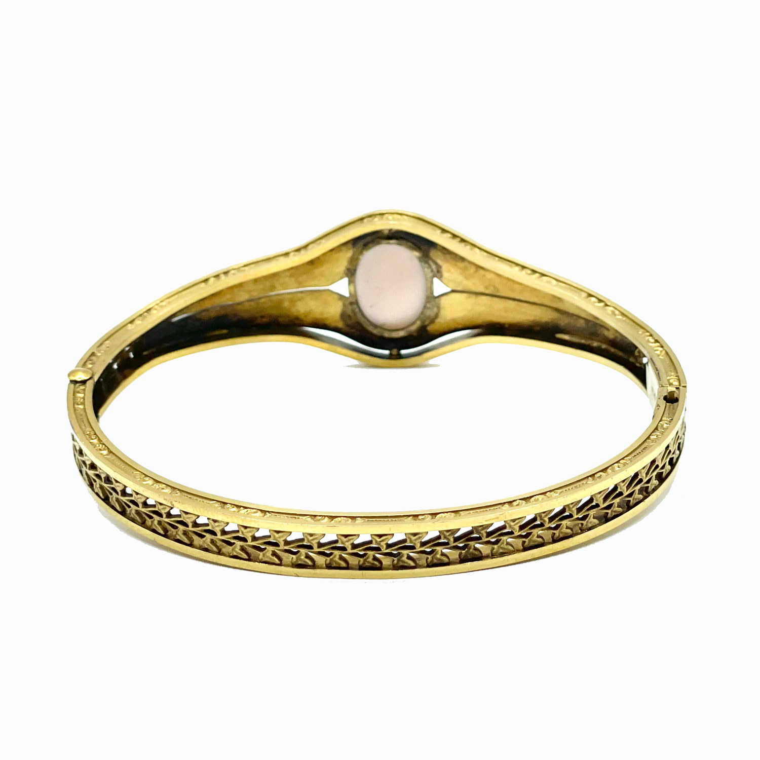 Victorian gold filled bangle bracelet