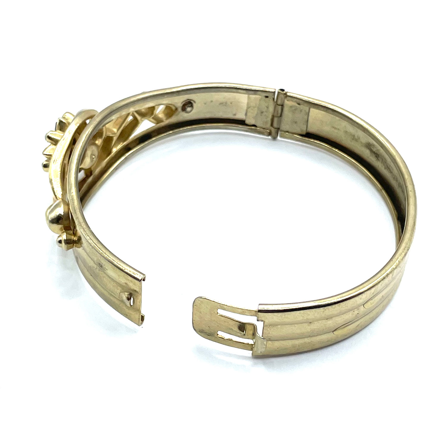 1940s rhinestone bangle bracelet