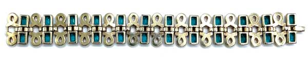 1940s Trifari rhinestone bracelet