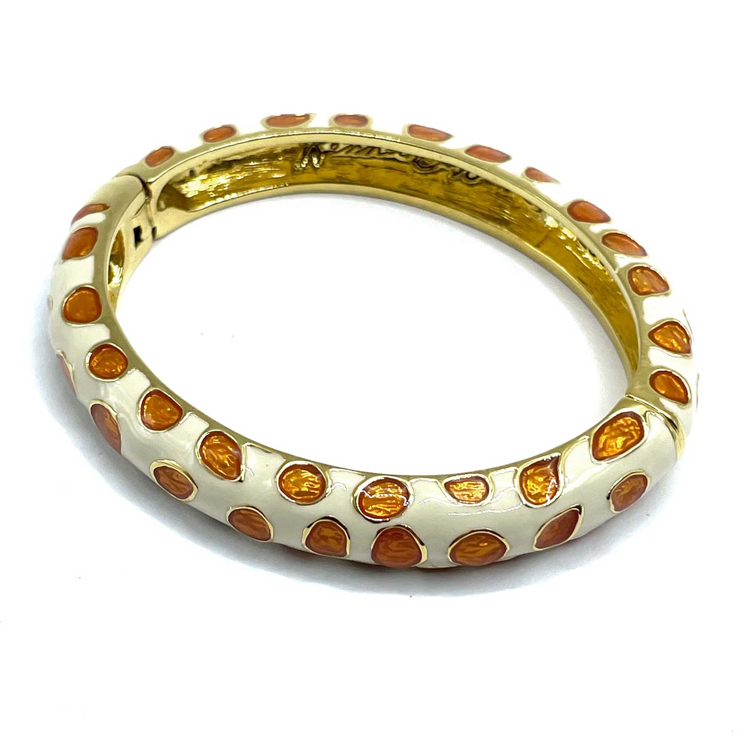 Kenneth J Lane enameled bangle bracelet