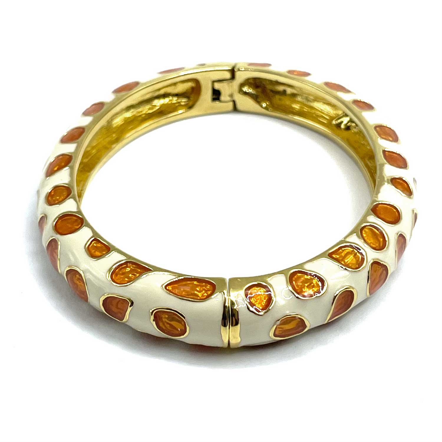 Kenneth J Lane enameled bangle bracelet