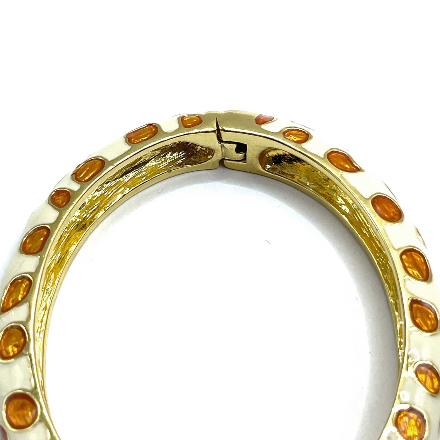 Kenneth J Lane enameled bangle bracelet