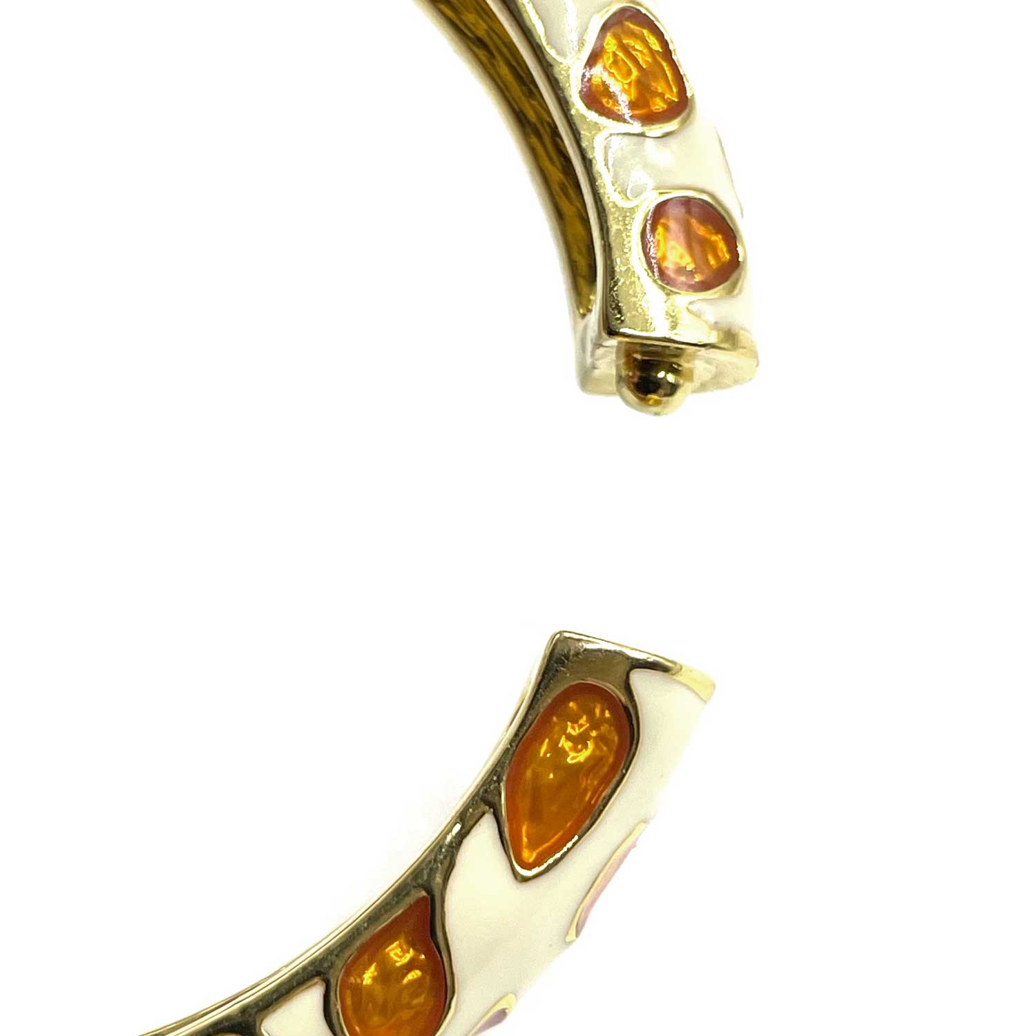 Kenneth J Lane enameled bangle bracelet