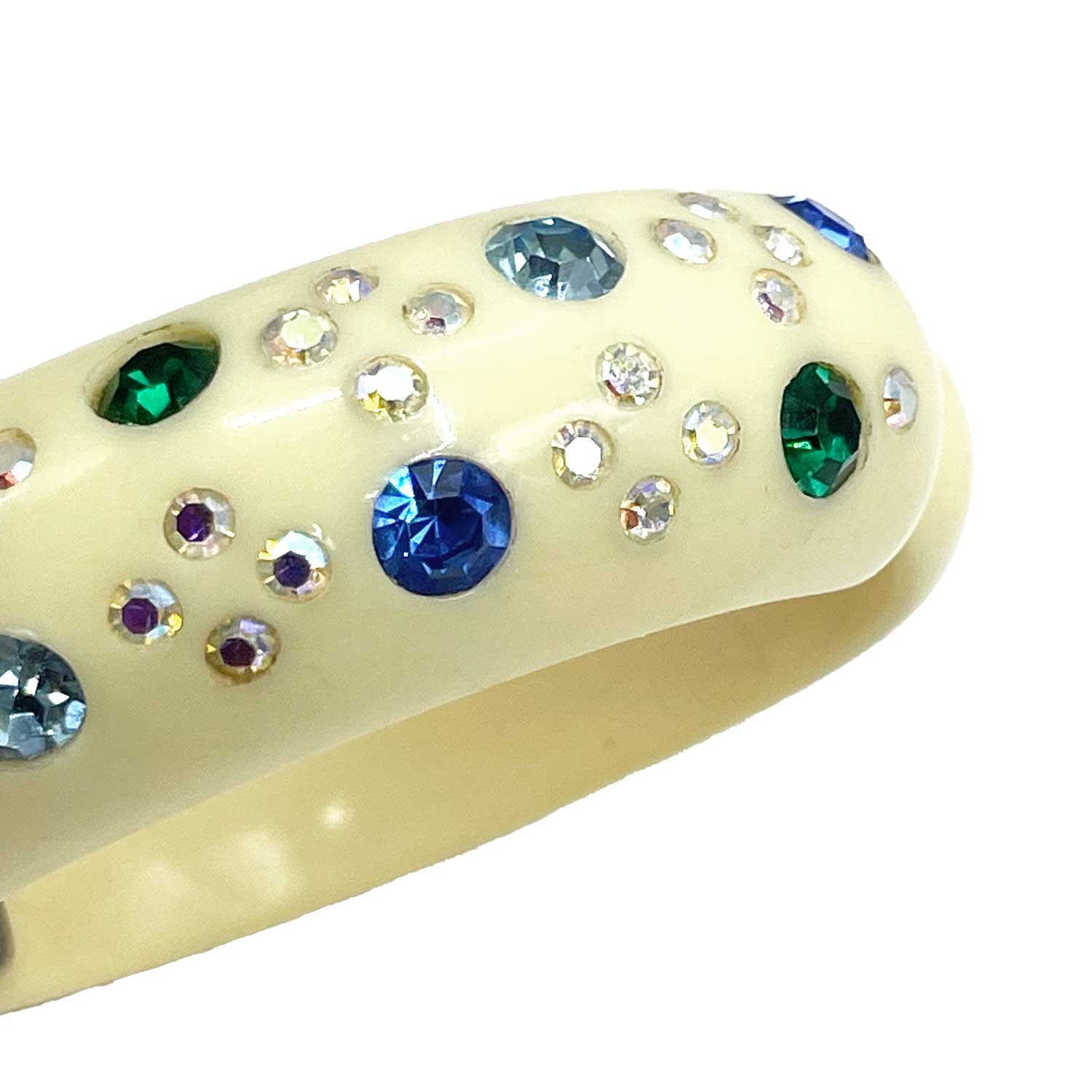 rhinestone clamper bracelet