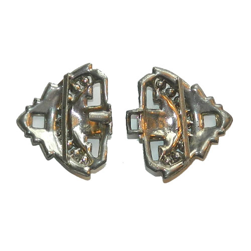 1930's rhinestone belt buckle