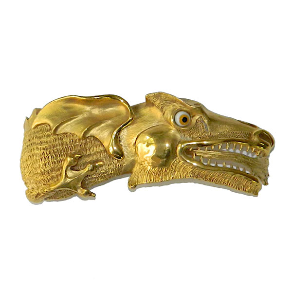 Chistopher Ross Dragon belt buckle