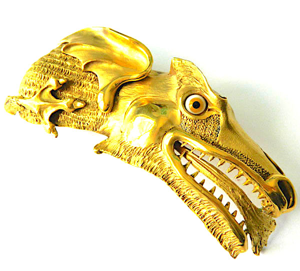 Chistopher Ross Dragon belt buckle