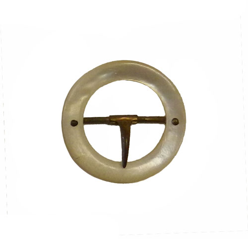 Antique mother of pearl belt buckle