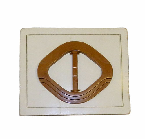 1930's art deco bakelite belt buckle