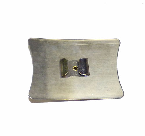 silver belt buckle